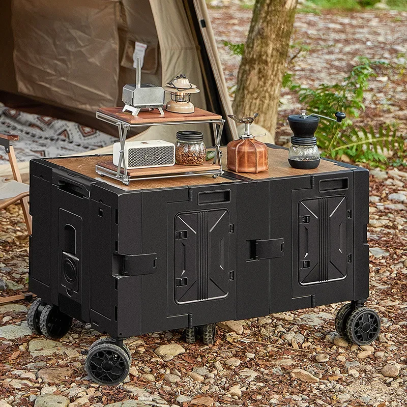 Outdoor Camping Trolley - Multi-functional Outdoor camper trolley case picnic
