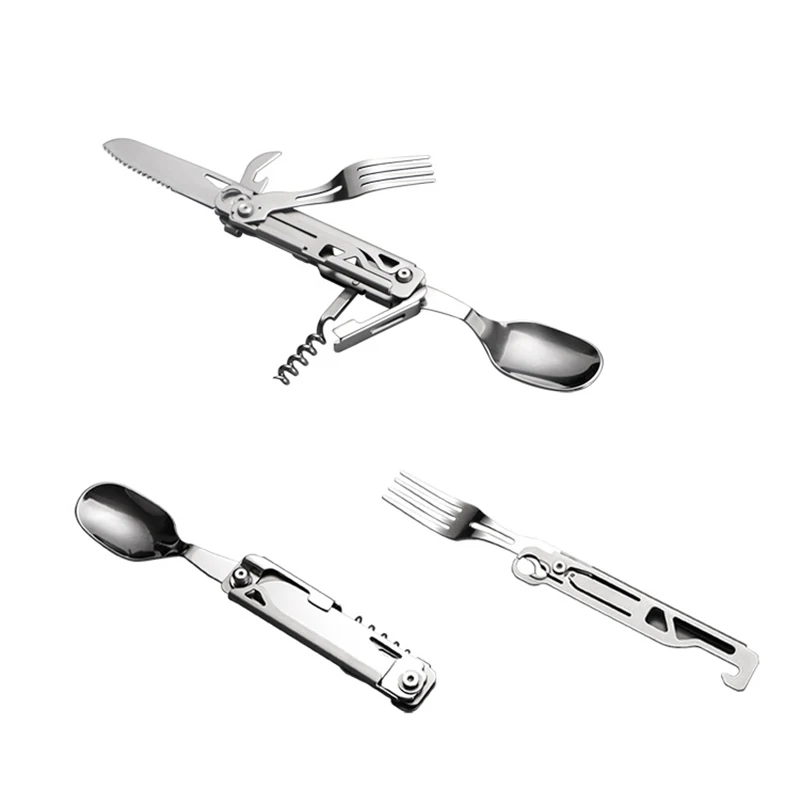 6 in 1 Multifunctional Tablewa - Outdoor Camping Dining Set 评论和价格
