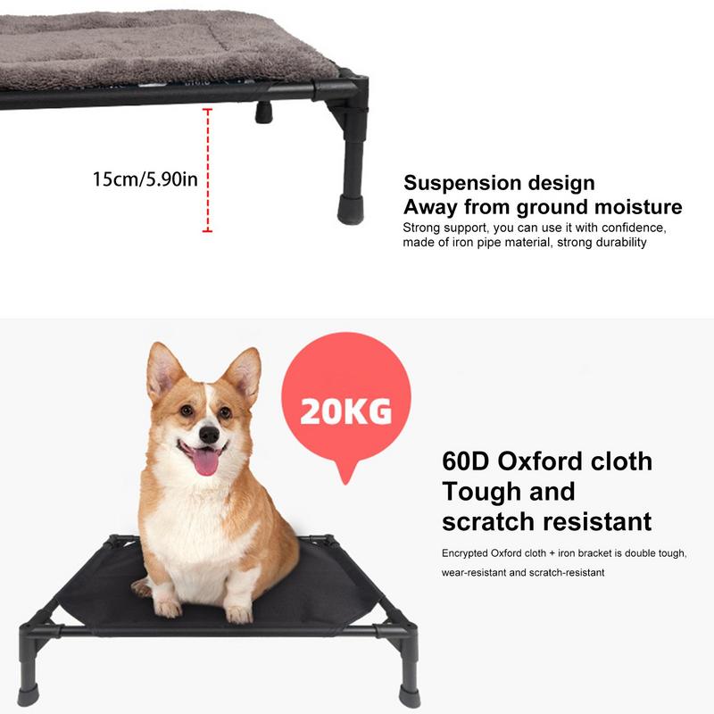 Outdoor Elevated Dog Bed Folda - Outdoor Camping Dog Bed 评论和价格