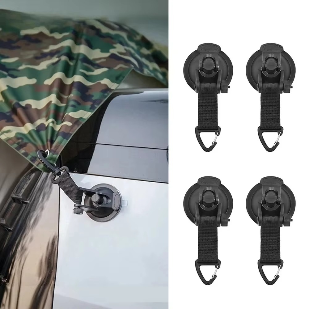 2/4Pcs Suction Cup Anchors Hoo - Outdoor Camping Van Tent 评论和价格