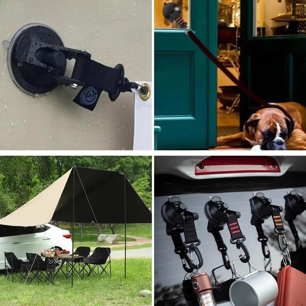 2/4Pcs Suction Cup Anchors Hoo - Outdoor Camping Van Tent 评论和价格