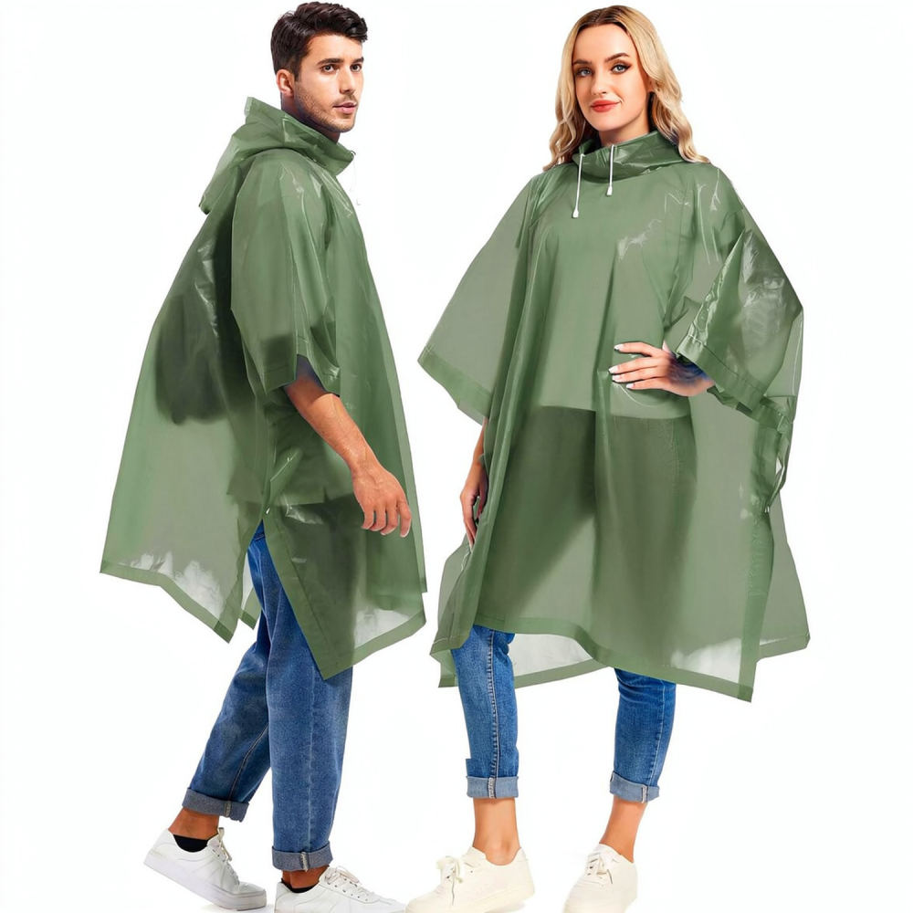 Portable Camping Rain Poncho M - Camping Rain Poncho 评论和价格