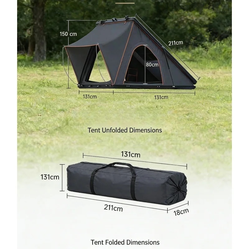Hot Selling Aluminum Hard Roof - Outdoor Camping Van Tent 评论和价格