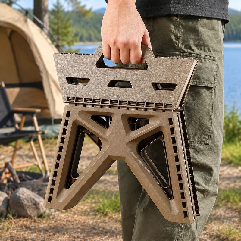 Portable Folding Seat with Str - Outdoor Camping Rugs 评论和价格