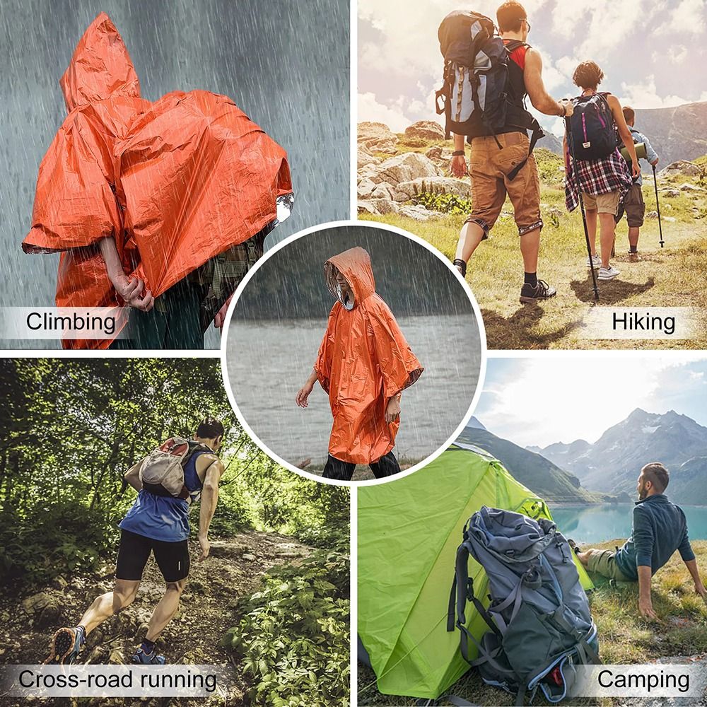 1Pcs Hiking Travel Tent Rainwe - Camping Rain Poncho 评论和价格