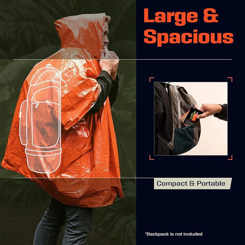 1Pcs Hiking Travel Tent Rainwe - Camping Rain Poncho 评论和价格