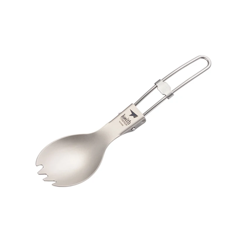 Keith Titanium Spork Foldable  - Outdoor Camping Dining Set 评论和价格
