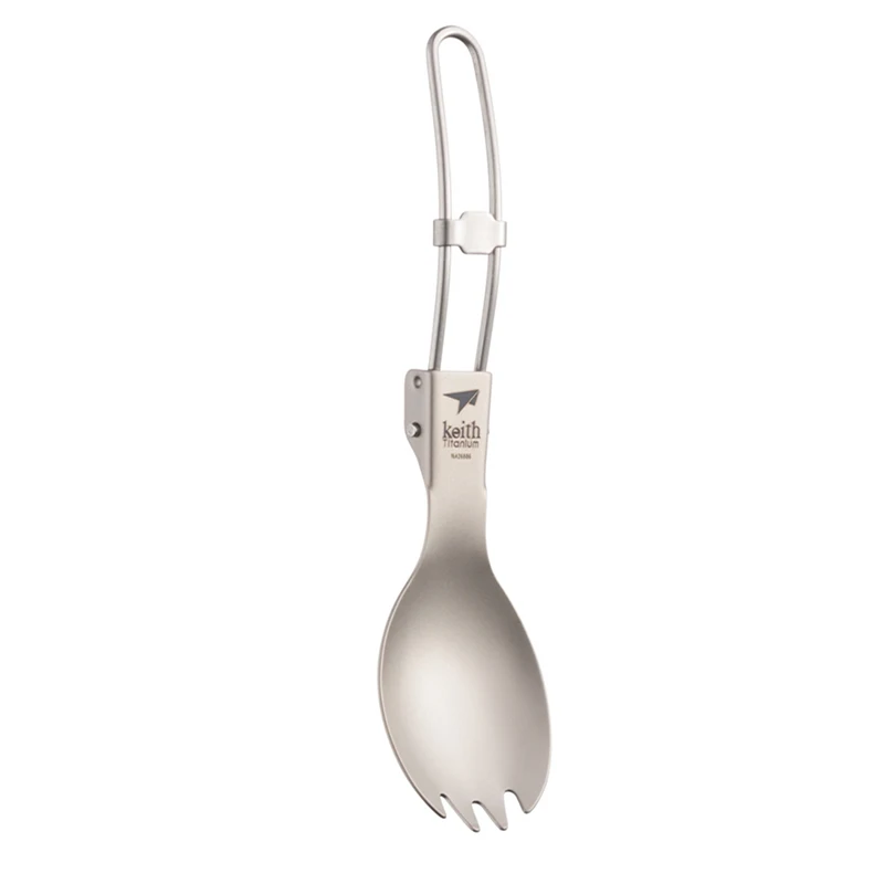 Keith Titanium Spork Foldable  - Outdoor Camping Dining Set 评论和价格
