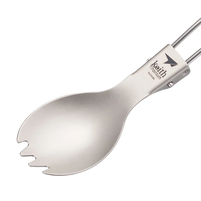 Keith Titanium Spork Foldable  - Outdoor Camping Dining Set 评论和价格