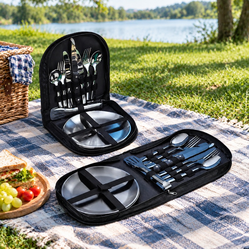 Compact Two-Person Camping Cut - Outdoor Camping Dining Set 评论和价格